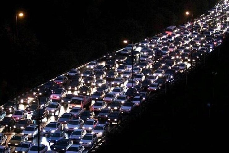 ترافیک سنگین در راه‌های استان تهران