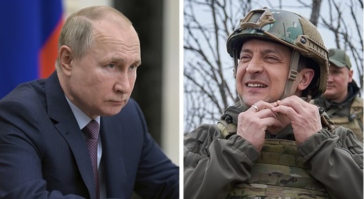 تصاویر| پاسخ رئیس‌جمهور اوکراین به پوتین با لباس ارتش