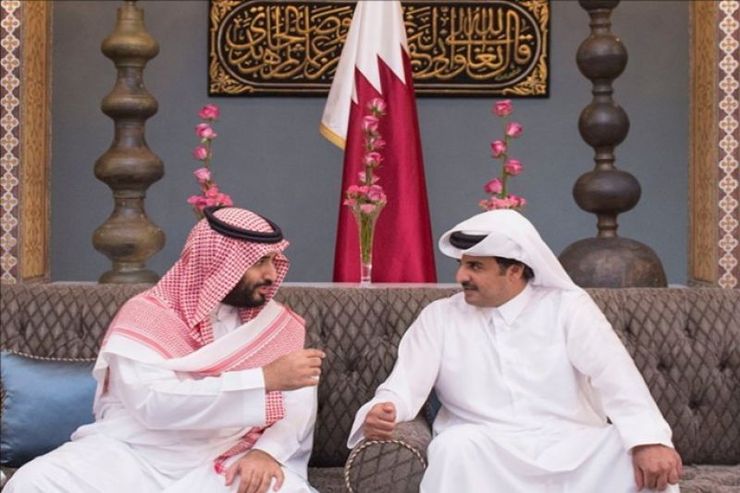 نخستین تماس تلفنی امیر قطر با ولیعهد سعودی پس از پایان اختلافات