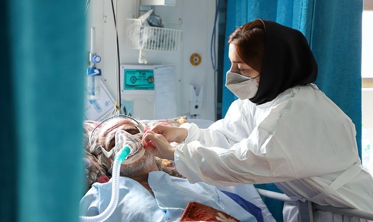 تصاویر| بیمارستان گلستان اهواز در پیک جدید کرونایی