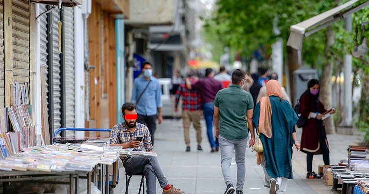 تصاویر| مردمی که ماسک نمی‌زنند!