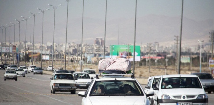 وضعیت جوی و ترافیکی جاده‌ها/ پایان مهلت ۳روزه برای خروج خودروهای غیربومی از شهرهای قرمز ونارنجی