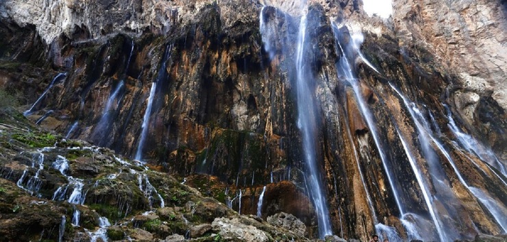 تصاویر| آبشار زیبای مارگون در سپیدان