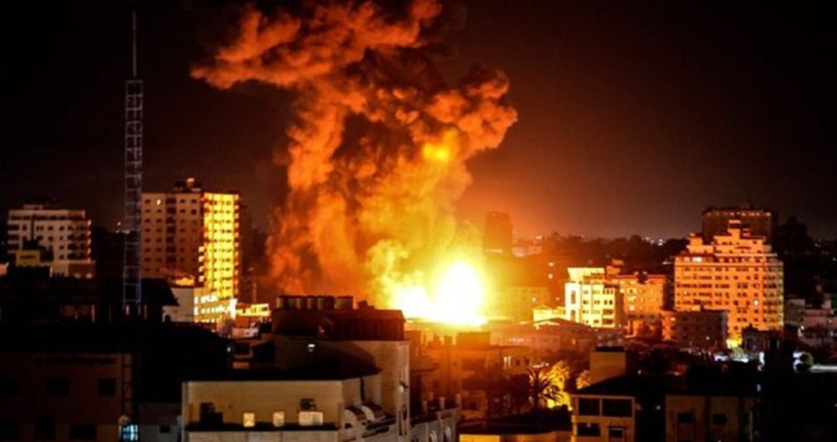 حملات هوایی و توپخانه‌ای اسرائیل به غزه