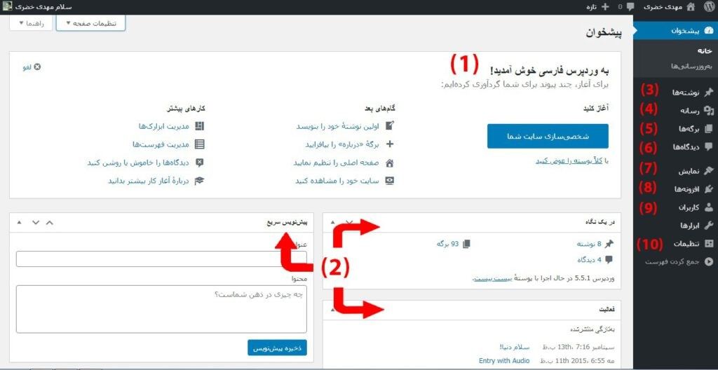 راهنمای قدم به قدم ساخت سایت با وردپرس راهنمای قدم به قدم ساخت سایت با وردپرس