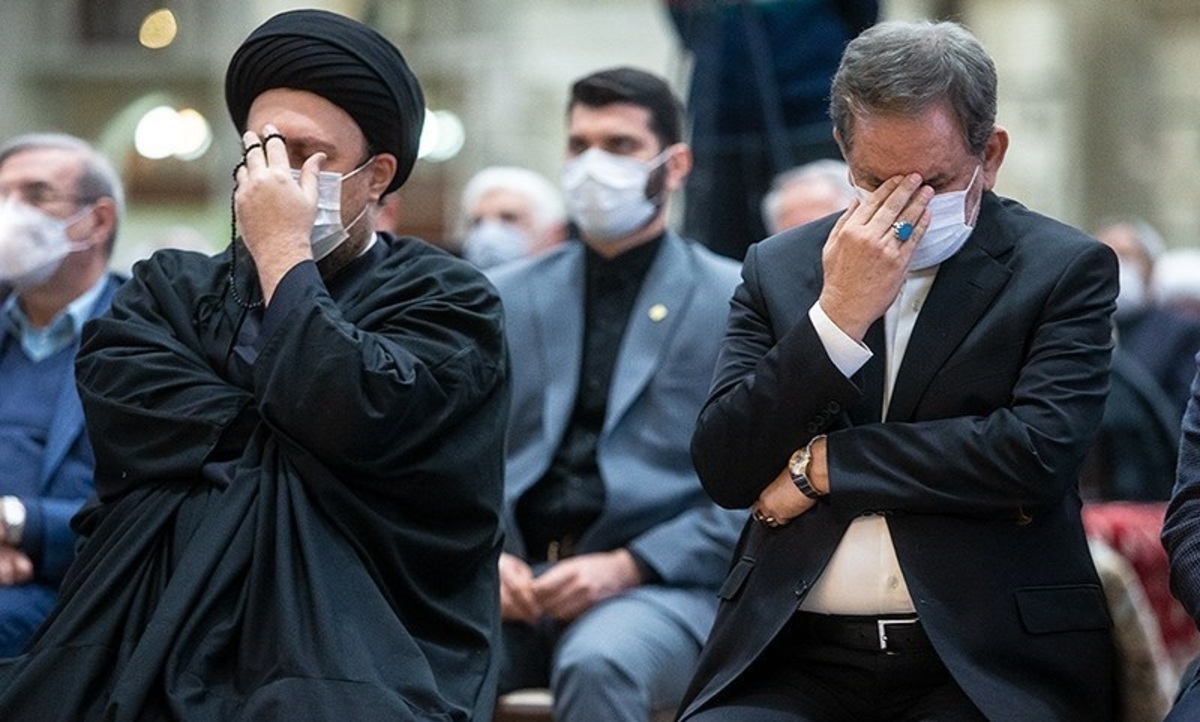 تصاویری از حضور مردان دولت روحانی در پنجمین سالگرد آیت‌الله هاشمی