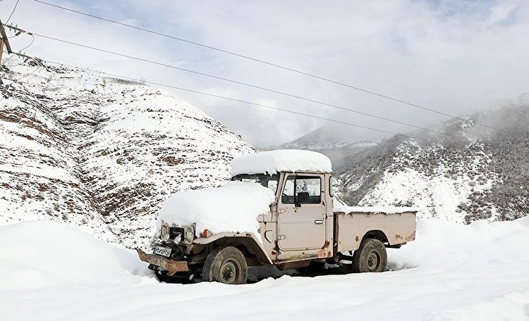 تصاویر| بارش برف در گیلان