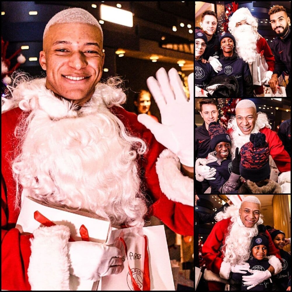 فوقستاره فوتبال جهان بابانوئل شد/عکس فوقستاره فوتبال جهان بابانوئل شد/عکس