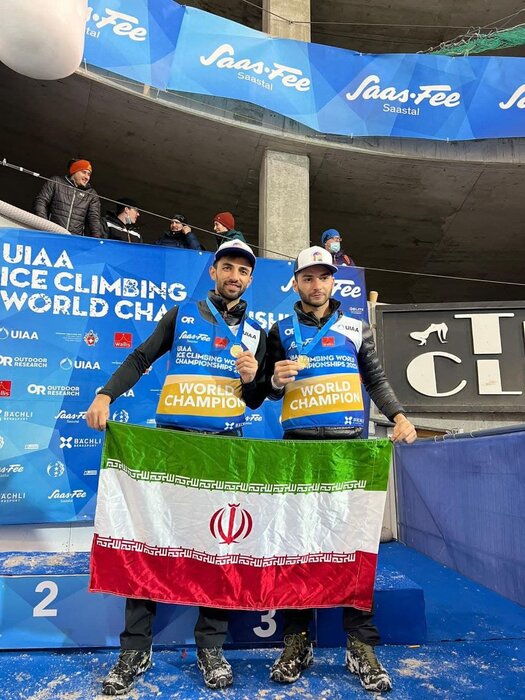 ایران دومین طلای یخنوردی جهان را هم تصاحب کرد ایران دومین طلای یخنوردی جهان را هم تصاحب کرد