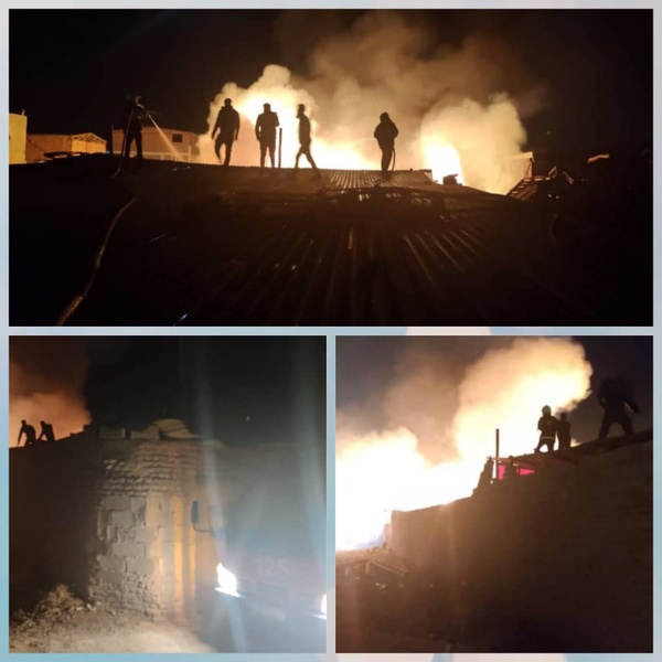 آتشسوزی کارگاه مبلسازی در کرمان آتشسوزی کارگاه مبلسازی در کرمان