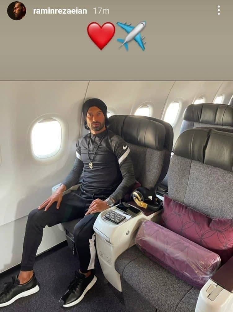 استوری جدید رامین رضاییان با قلب قرمز/عکس استوری جدید رامین رضاییان با قلب قرمز/عکس