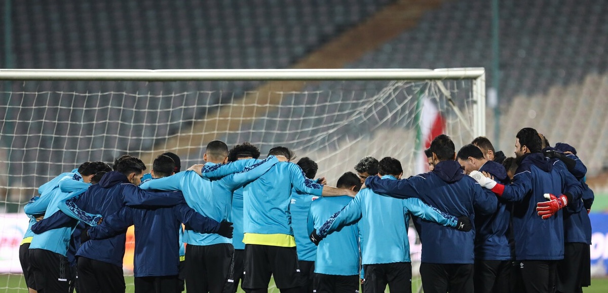 تصاویر| تمرین تیم ملی فوتبال عراق در ایران