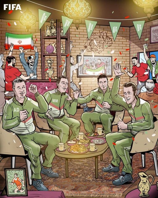 تصویر جالب فیفا بعد از صعود ایران به جام جهانی تصویر جالب فیفا بعد از صعود ایران به جام جهانی