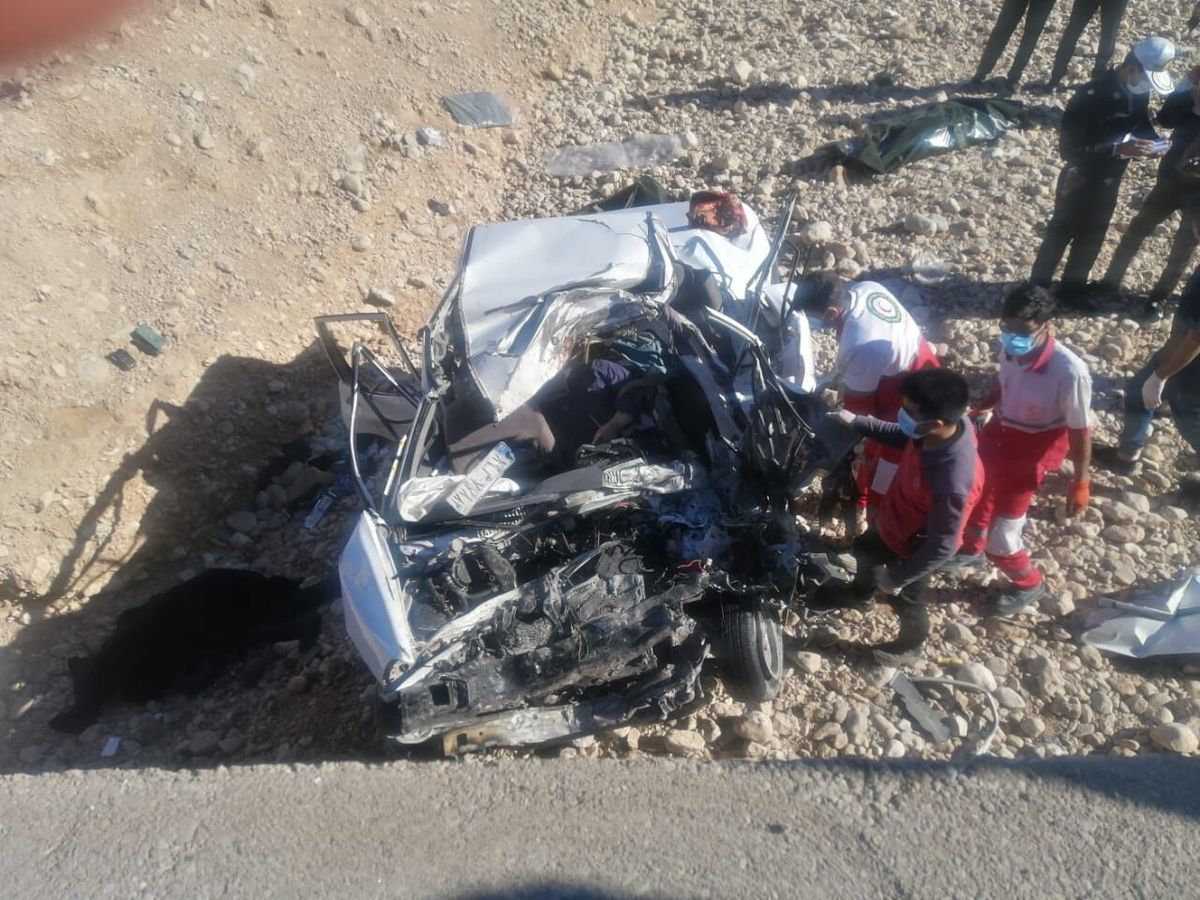 تصادف در جاده کاشان - نطنز / ۶ نفر کشته و مصدوم شدند