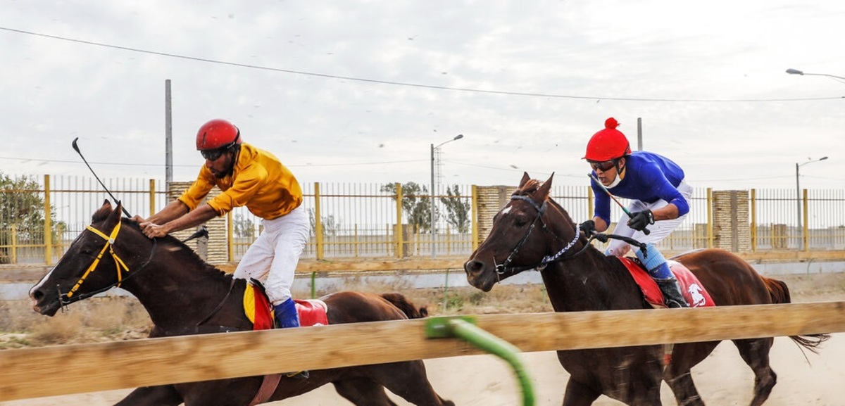 تصاویر| مسابقات اسب دوانی کشور در اهواز