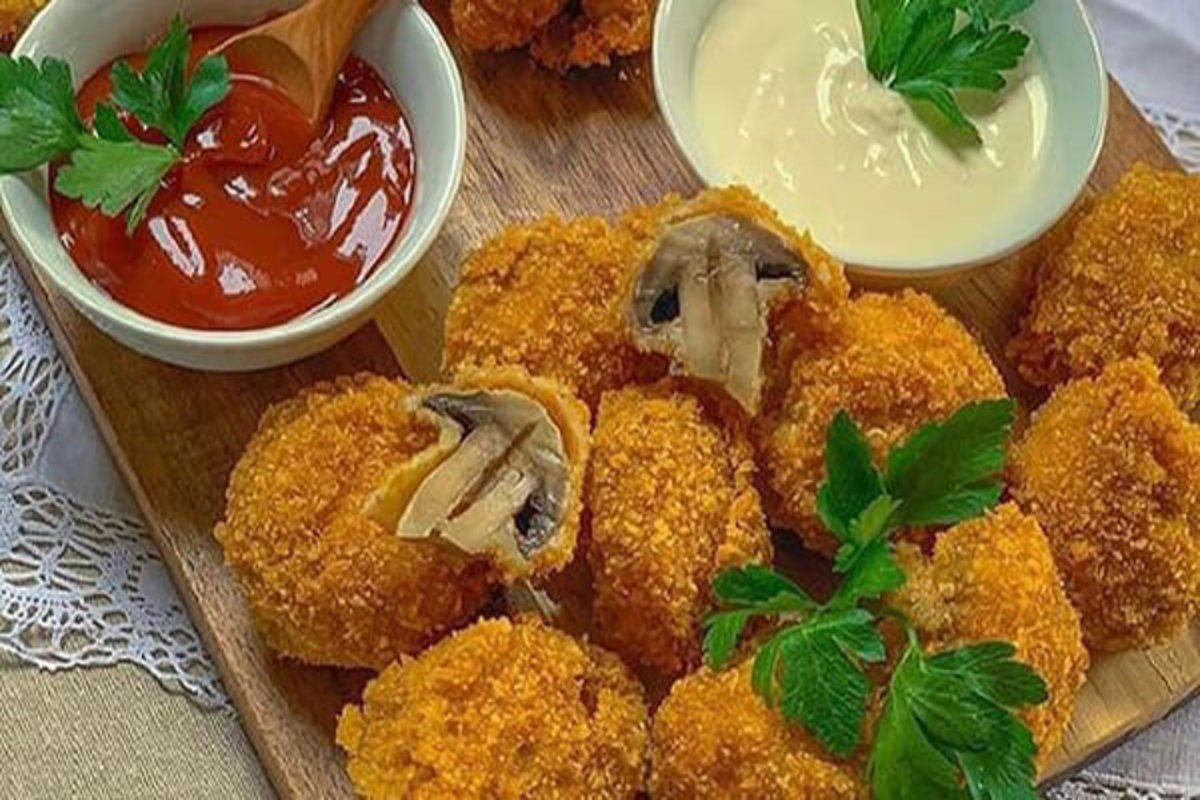 طرز تهیه قارچ سوخاری پفکی