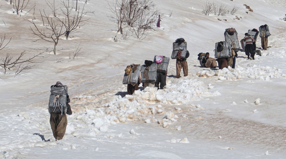 تصاویر| کولبران کردستان