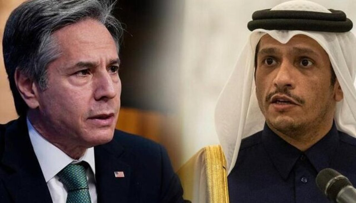 تماس تلفنی وزیرخارجه قطر با بلینکن پس از گفتگو با امیرعبداللهیان