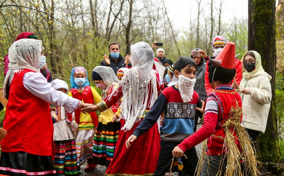 تصاویر| آیین سنتی نوروزخوانی در گیلان