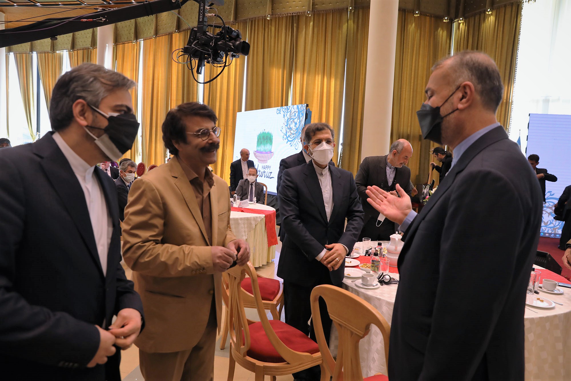 دیدار حسین امیرعبداللهیان با علیرضا افتخاری