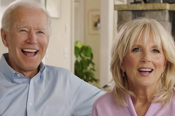 عکس| بایدن و همسرش در کنار میز هفت سین کاخ سفید