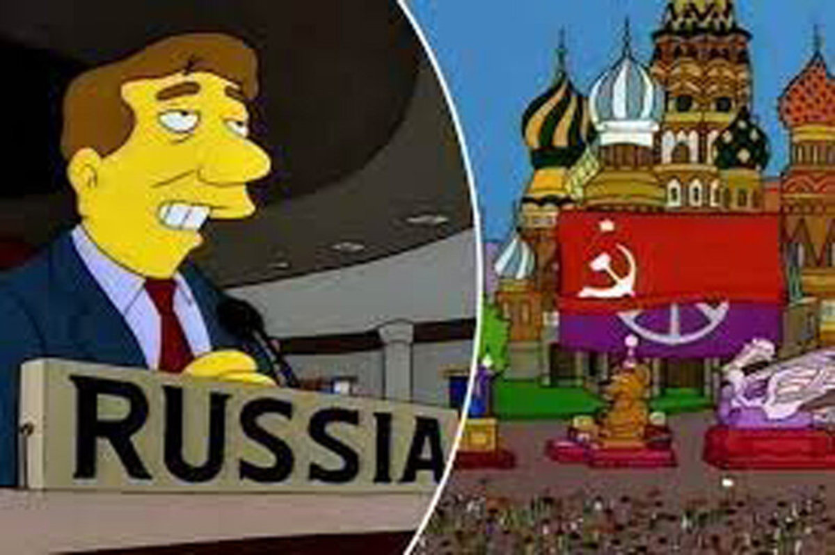 فیلم| پیش‌بینی سیمپسون‌ها از حمله روسیه به اوکراین و احیای شوروی