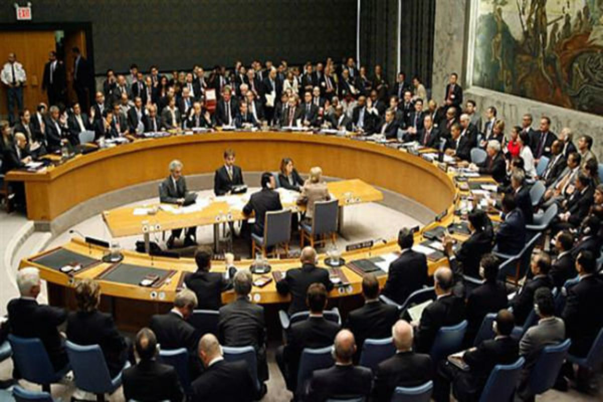 فیلم| در شورای امنیت سازمان ملل جنگ جهانی برپا شد