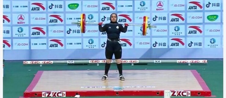 دختر وزنه‌بردار ایران ششم آسیا شد
