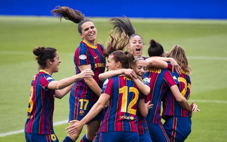 دخترها جور مسی و دوستان را کشیدند؛ بارسا به فینال لیگ قهرمانان رسید