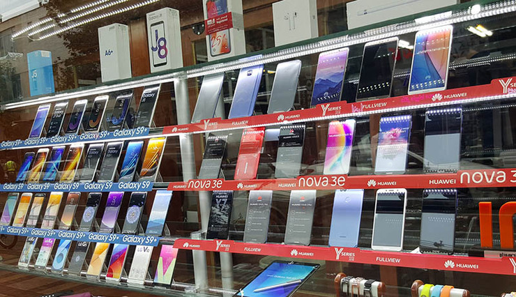 قیمت انواع گوشی موبایل در بازار امروز، ۱۳ اردیبهشت