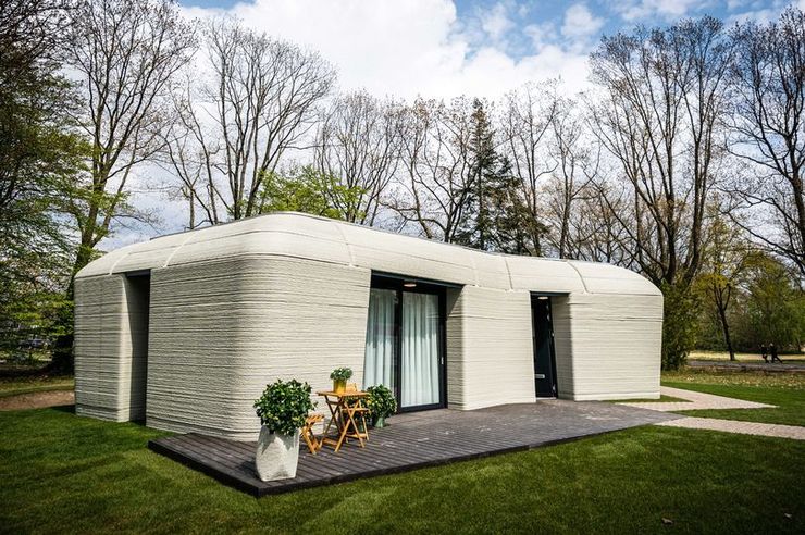 تصاویر| ساخت اولین خانه با چاپ سه بعدی در اروپا