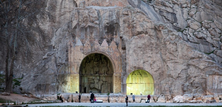 تصاویر| طاق بستان؛ نمادی از فرماندهان تاریخ ایران