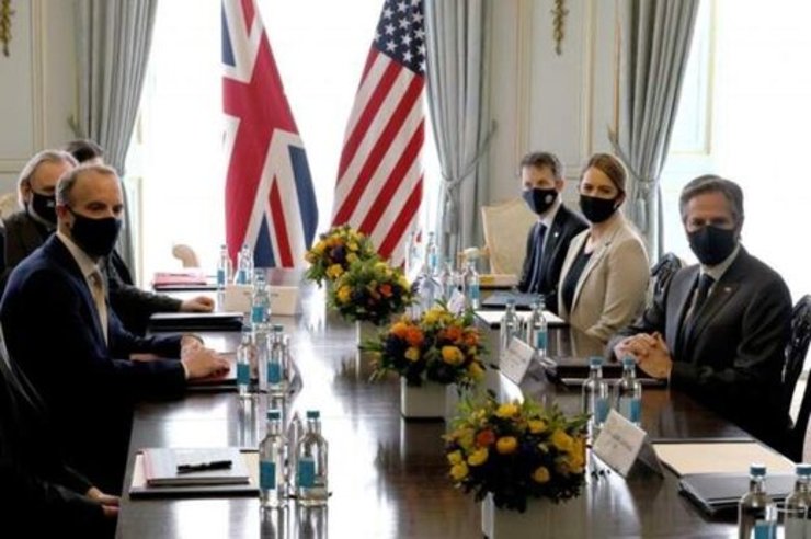 در دیدار وزیران خارجه انگلیس و آمریکا چه گذشت؟