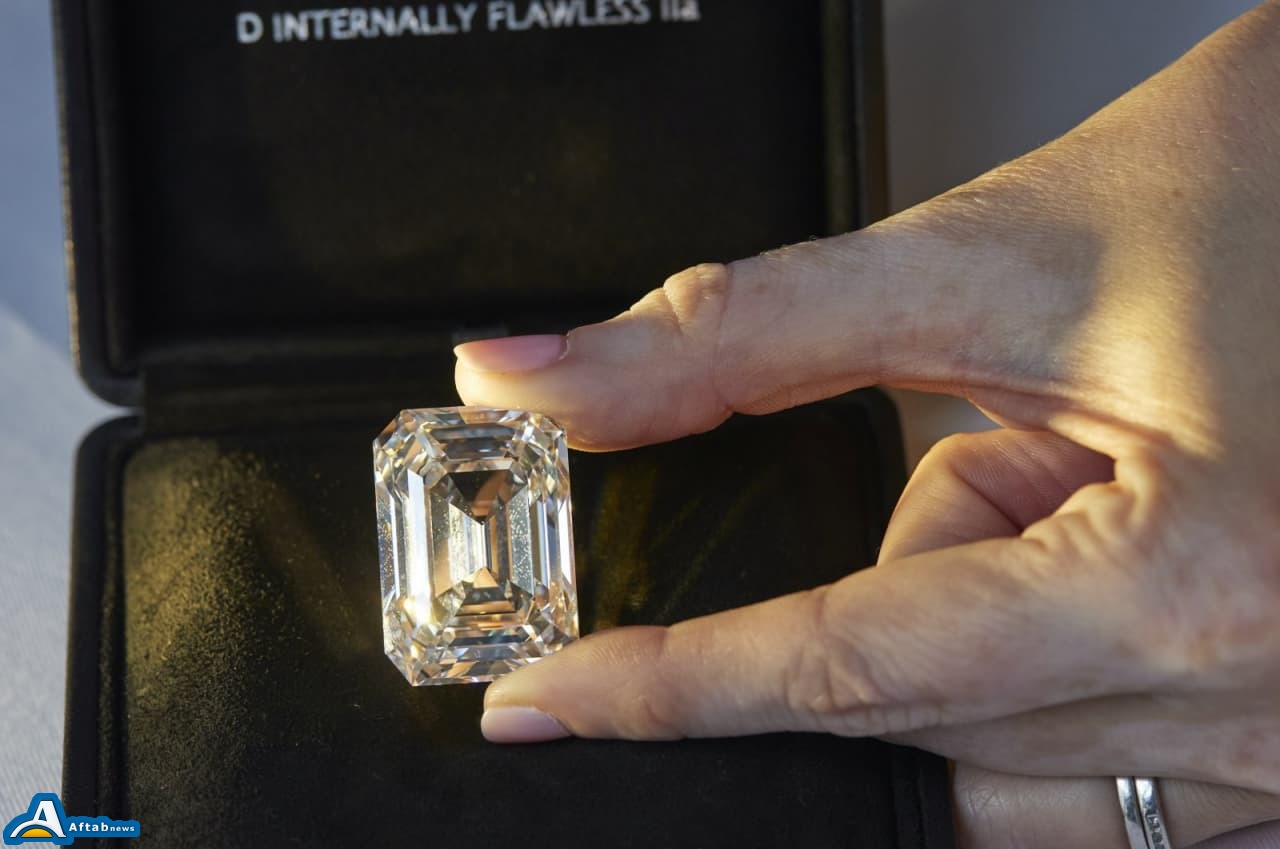 عکس| حراج بزرگترین الماس روسی