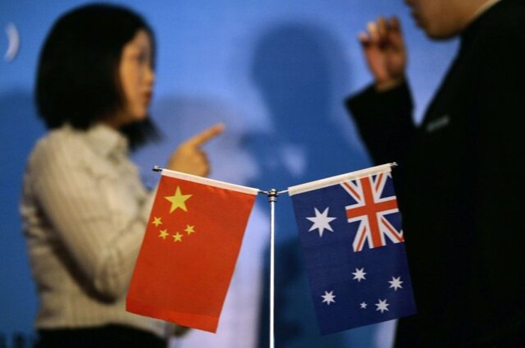 تنش بین چین  و استرالیا