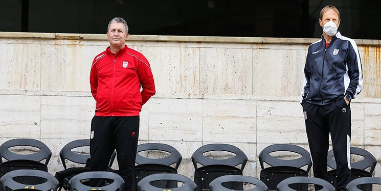 حاشیه دربی 95| حضور اسکوچیچ در ورزشگاه آزادی/ اعتراض های متوالی به داور+ عکس