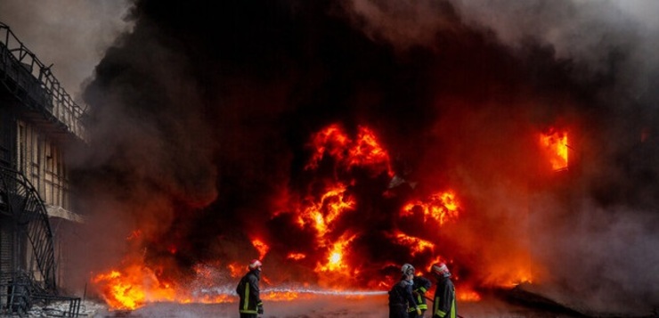 آتش‌سوزی چند منزل در روستای زشک شاندیز