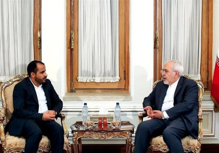 دیدار ظریف با مذاکره کننده ارشد دولت نجات ملی یمن