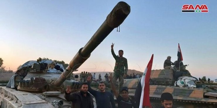 تمرینات نظامی سوریه برای مقابله با حمله هوایی رژیم صهیونیستی