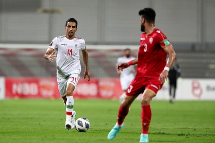 عکس| شادی بازیکنان ایران در رختکن پس از بردن بحرین