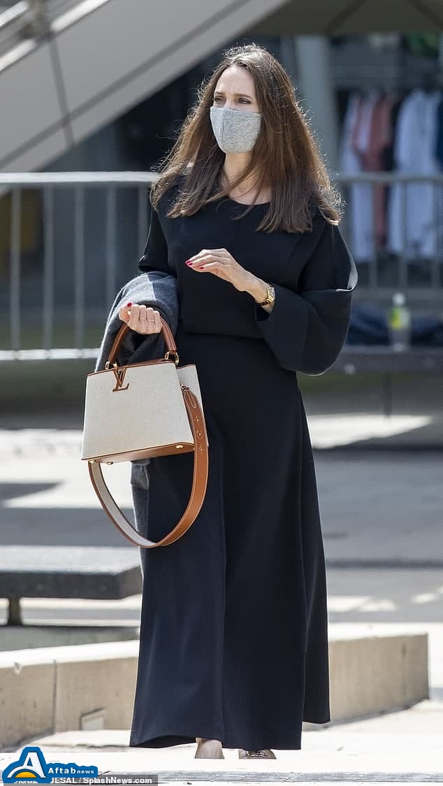 تصاویر| پوشش لاکچری خبرساز آنجلینا جولی با چهرهای غمگین! تصاویر| پوشش لاکچری خبرساز آنجلینا جولی با چهرهای غمگین!