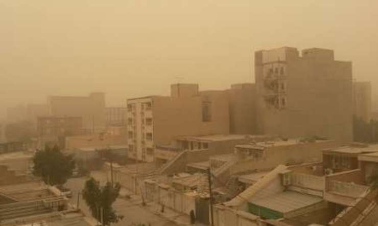 گرد و غبار استان بوشهر را فرا گرفت