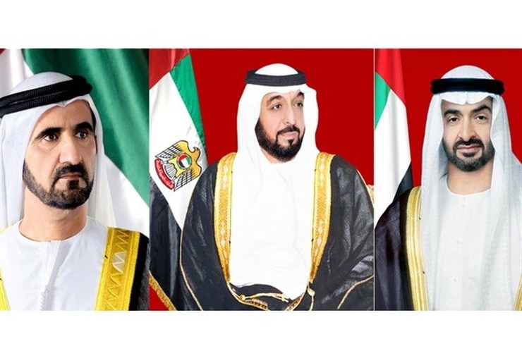 پیام تبریک سران امارات متحده به رئیسی