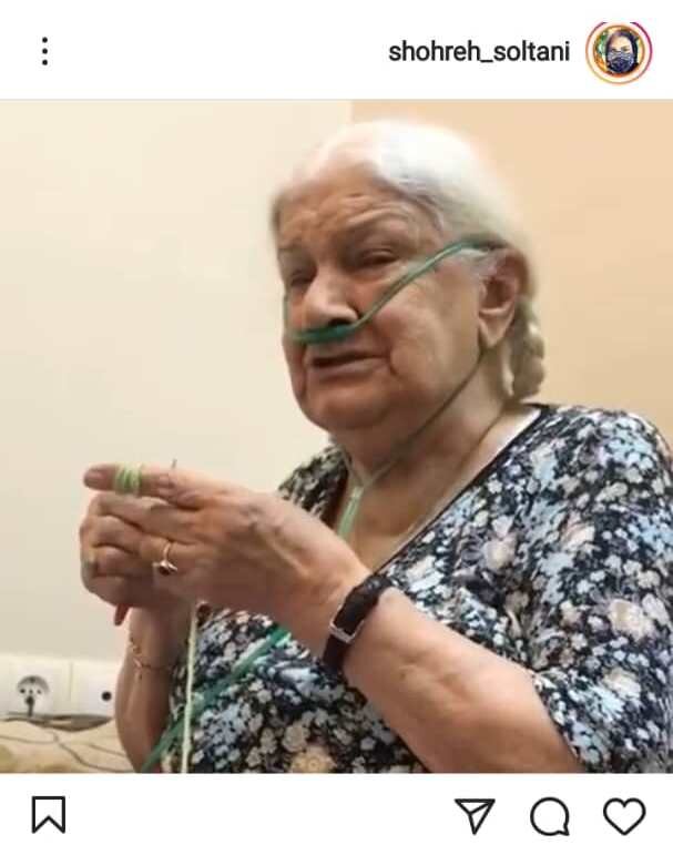 شهره سلطانی از تاثیر قطعی برق بر قطع‌شدن نفس مادرش گفت