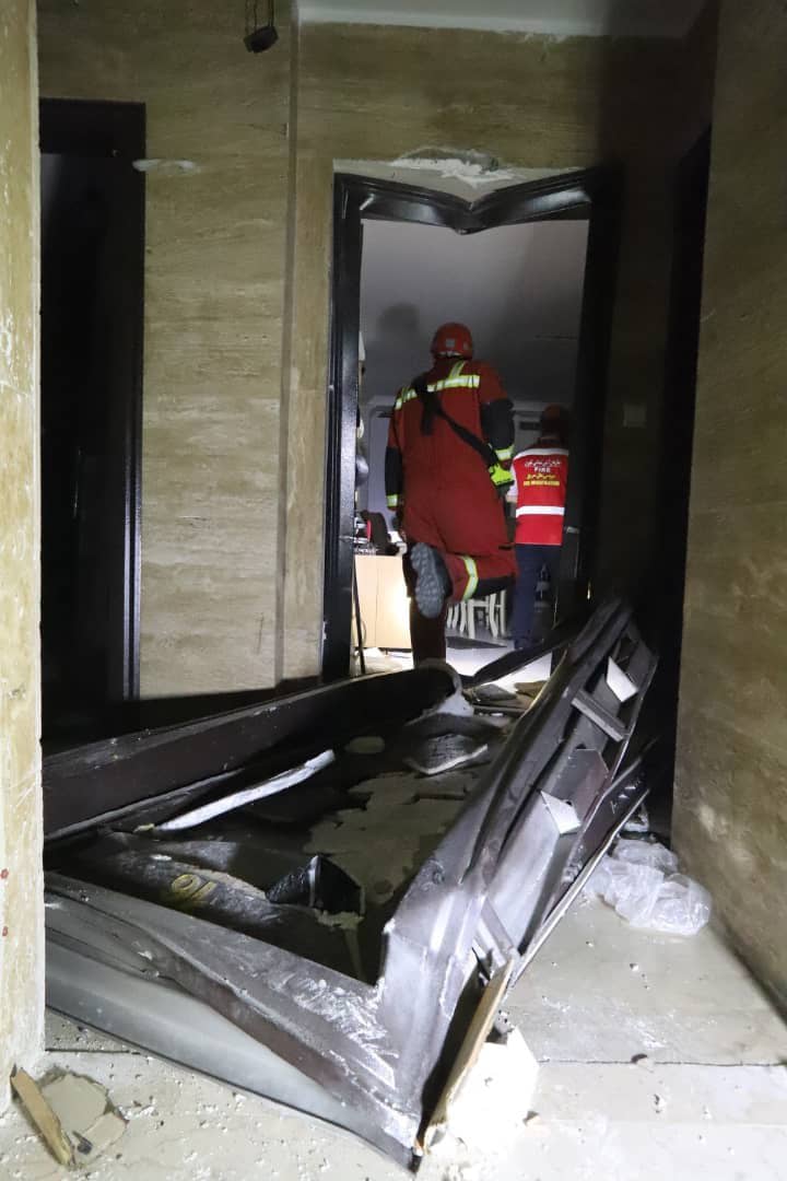 انفجار در یک ساختمان در شهران انفجار در یک ساختمان در شهران