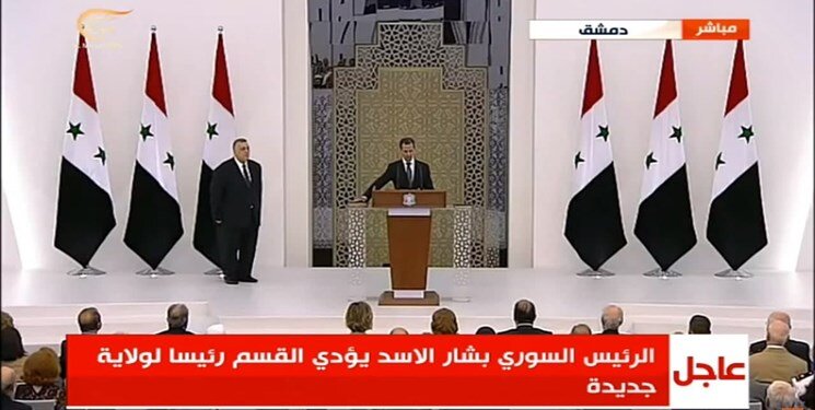 بشار اسد سوگند خورد/عکس بشار اسد سوگند خورد/عکس
