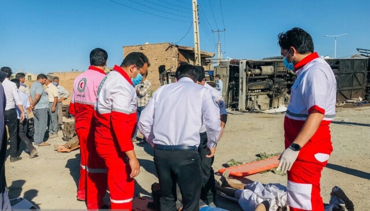 5 سرباز معلم در تصادف اتوبوس جان خود را از دست دادند/ پیام تسلیت لاریجانی