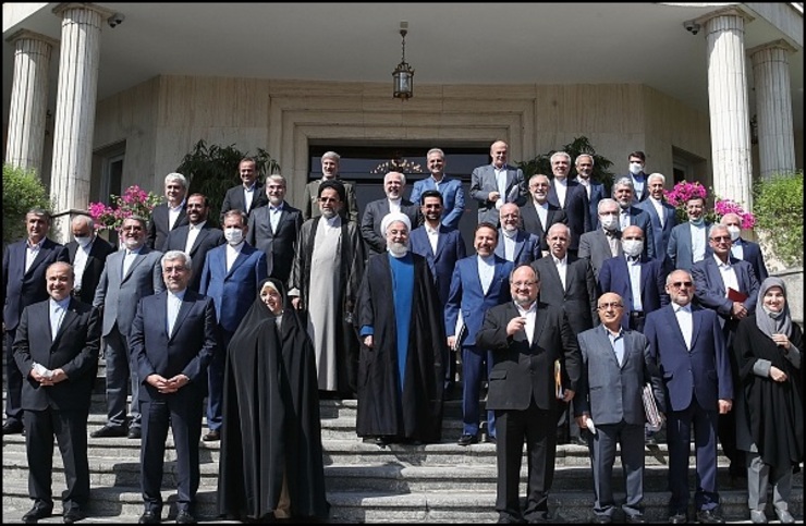 تصاویر| آخرین جلسه هیات دولت روحانی