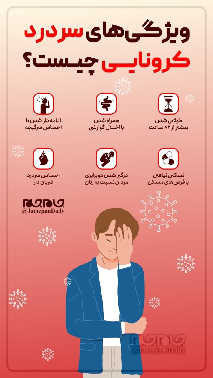 ویژگی‌های سردرد کرونایی را بشناسید