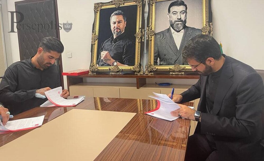 ابراهیمی پرسپولیسی شد/عکس